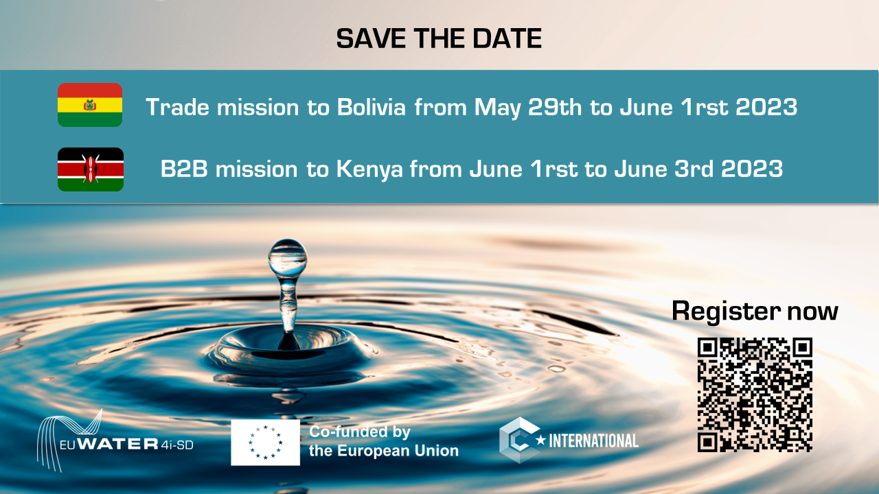 save the date trade mission Bolivia and B2B mission Kenya