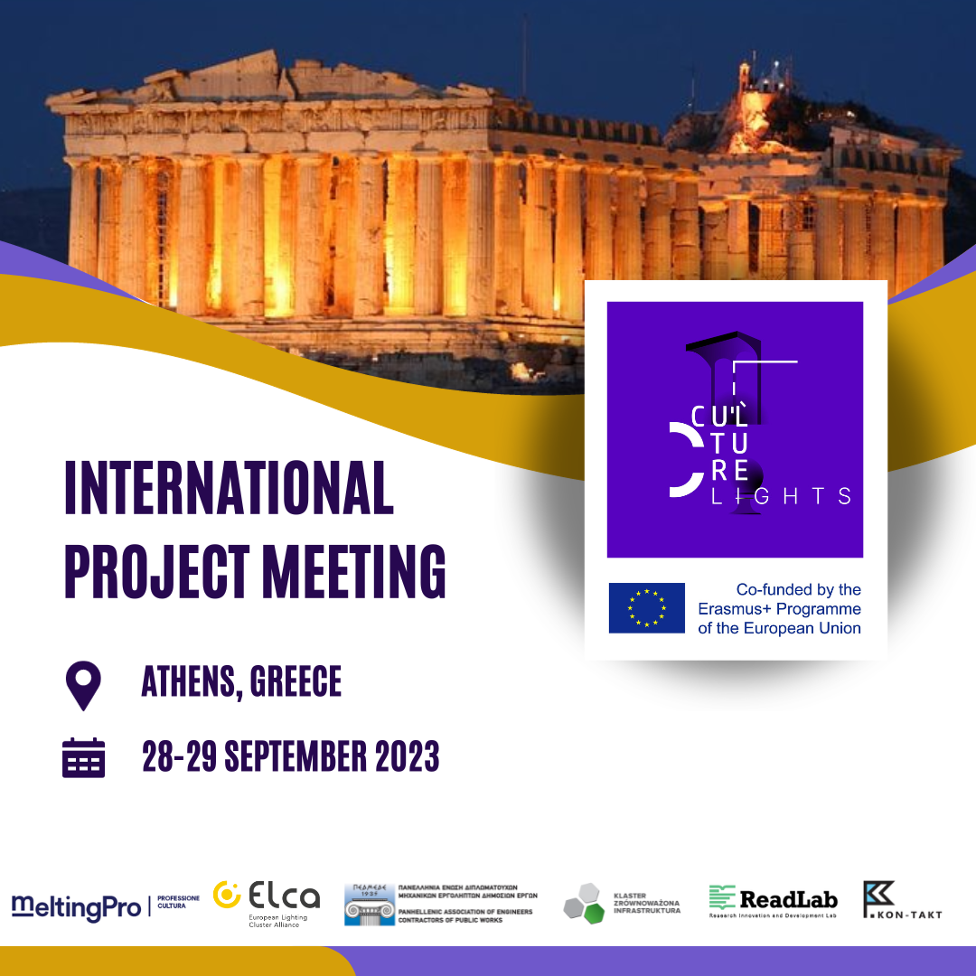 Banner CULTURELIGHT_Project meeting_Athens