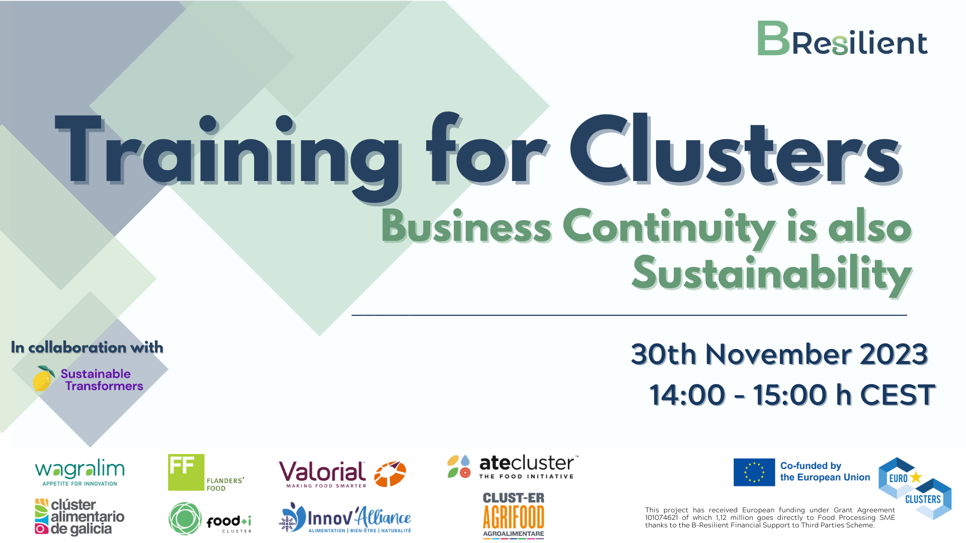 Banner training for clusters short