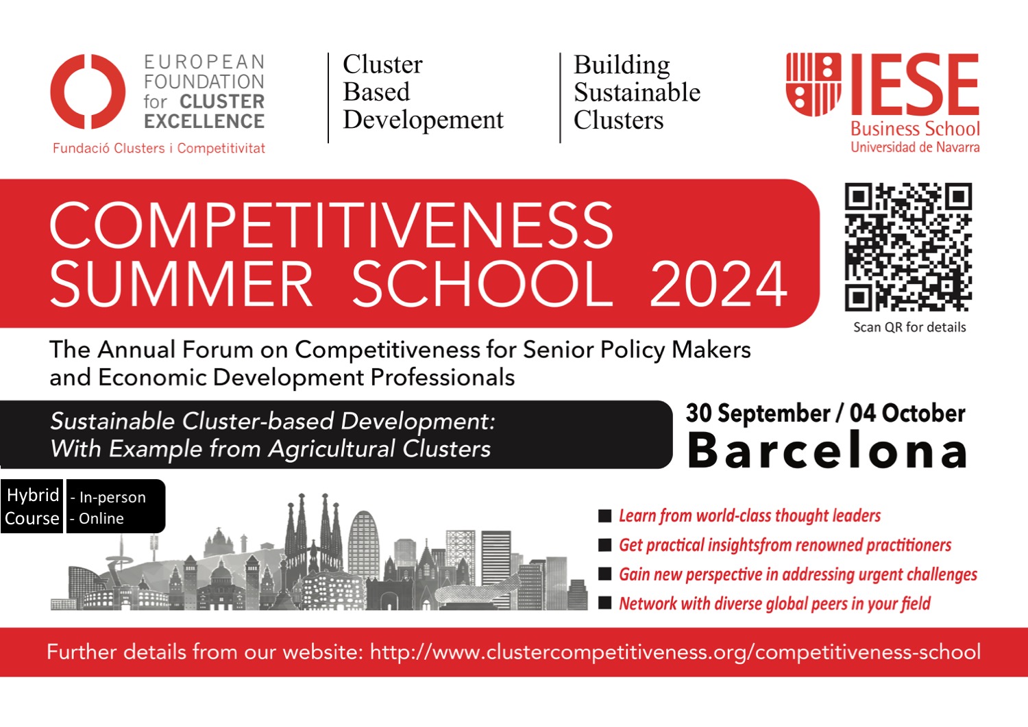 Competitiveness Summer School Flyer Hybrid