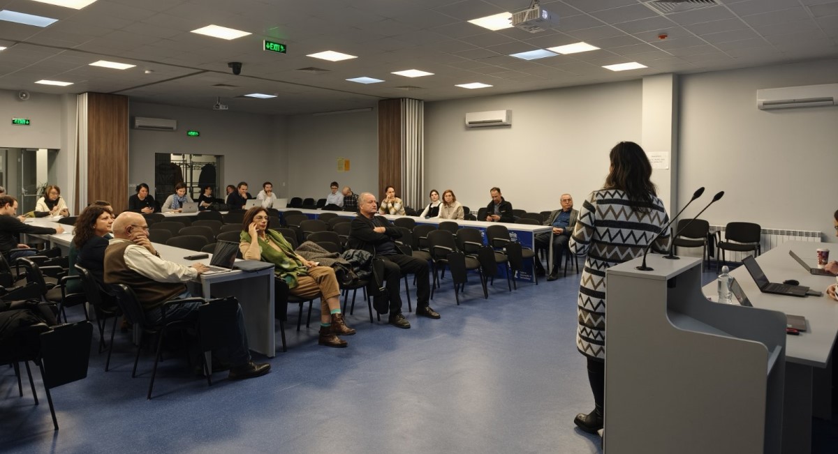 Photo of the expert meeting with Milena