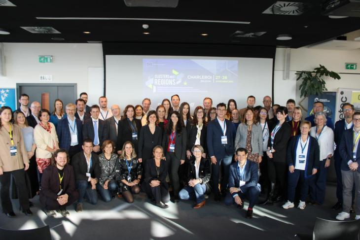 Participants at the CmR event in Charleroi