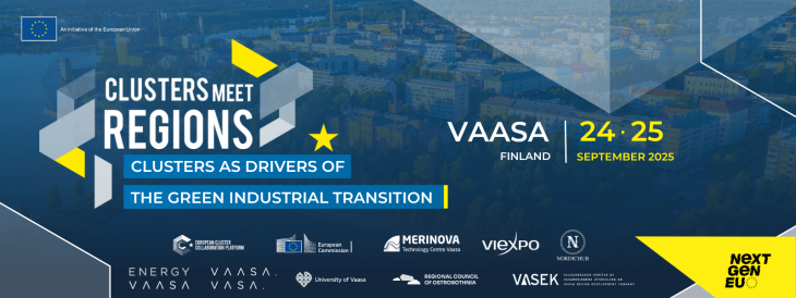 CmR Vaasa Event Banner: Clusters as Drivers of the Clean Industrial Transition