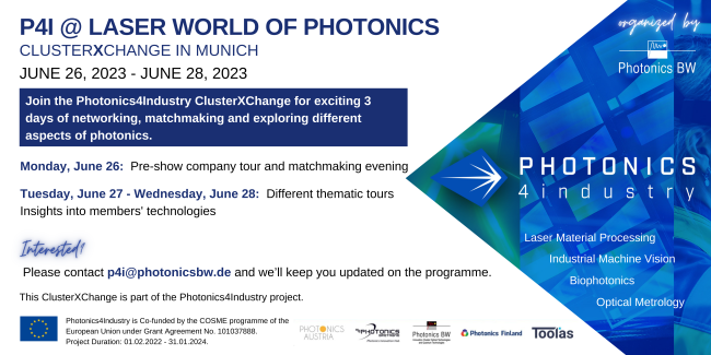 P4I @ LASER World of PHOTONICS