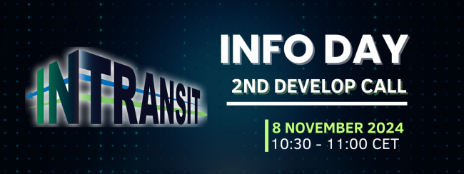 Info-day of In Transit 2nd call for DEVELOP projects