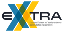 EXXTRA - EXcellence EXchange and Teaming-up between RAilway clusters and ecosystems logo