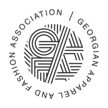 Georgian Apparel and Fashion Association - GAFA logo