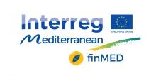 finMED "Boosting the financing of innovation for green growth sectors through innovative clusters services in the MED area" logo