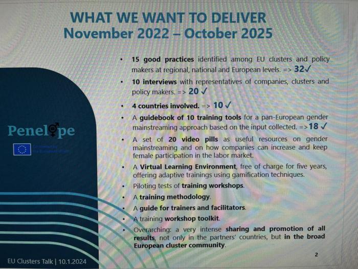 EUClusters Talks PENELOPE
