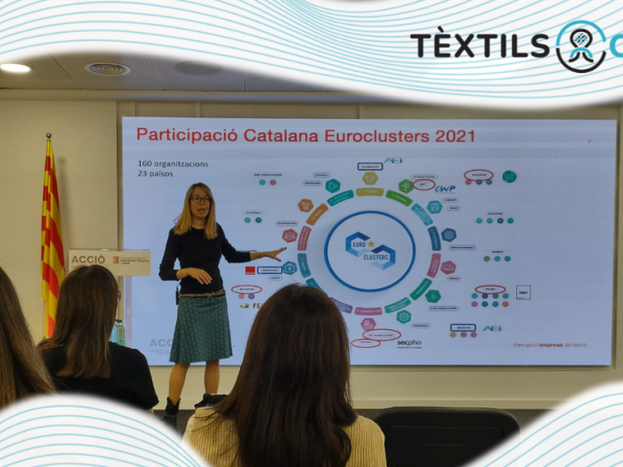 Tèxtils.CAT participates in a working group and informative session on Euroclusters 2024 call organized by ACCIÓ