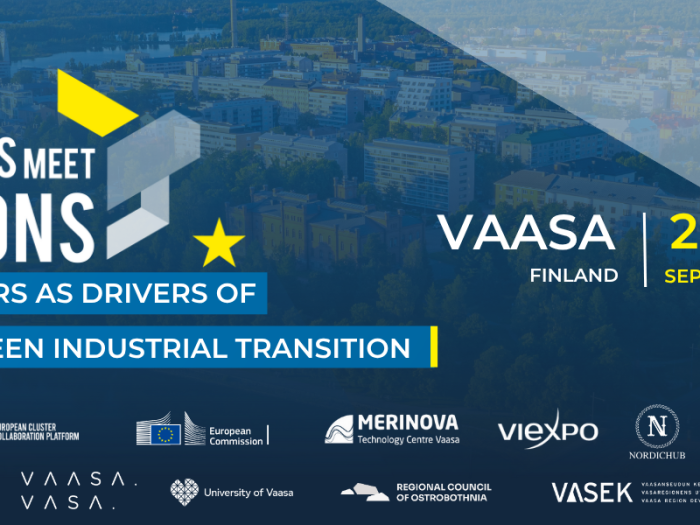 CmR Vaasa Event Banner: Clusters as Drivers of the Clean Industrial Transition